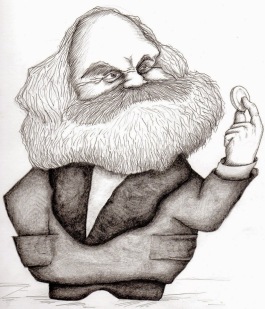 Karl Marx ✆ Raficolv © Ñángara Marx
